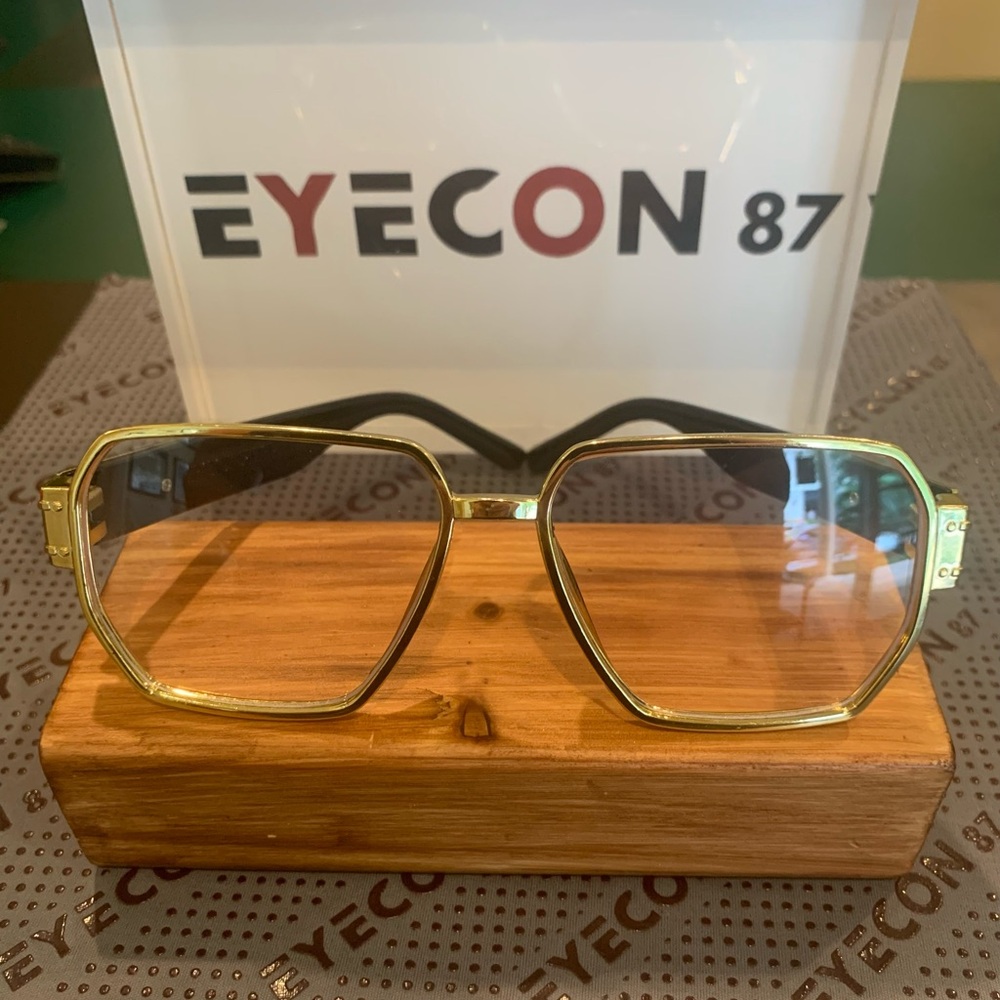 Gold & Black
58mm Octagon / Square Eyeglasses